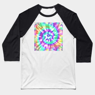 Rainbow Tie Dye - Aesthetic Pink, Purple, Blue, Teal, Yellow, Orange Baseball T-Shirt